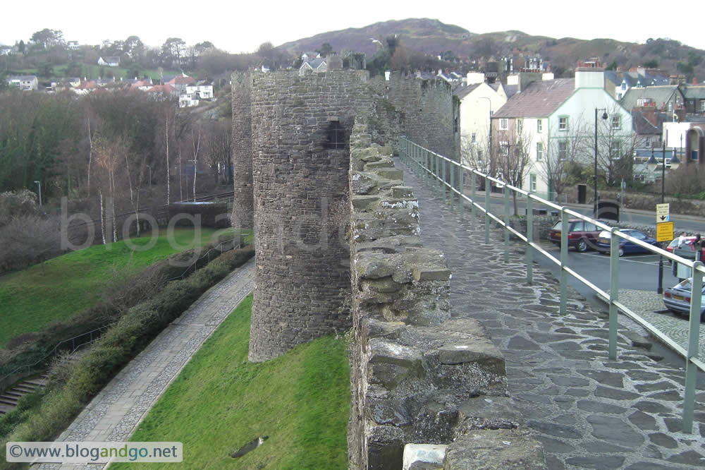 South wall overlooking Mill Gate